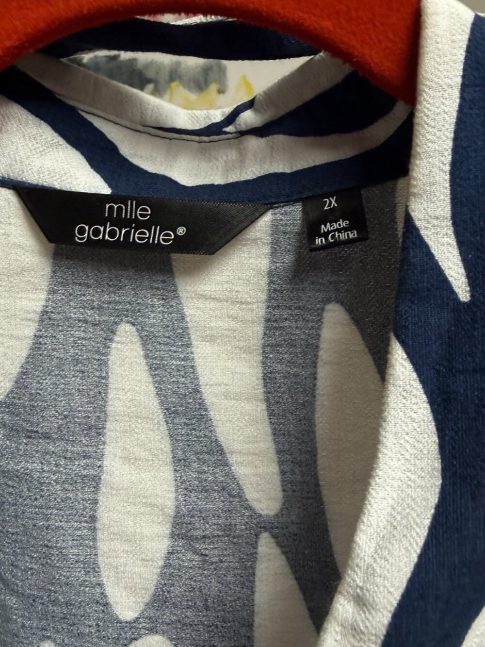 Beautiful Blue & White Midi-Dress MLLE GABRIELLE - Picture 4 of 9
